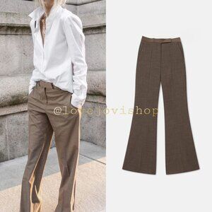 NWT! Tahari Cocoa Pinstripe Dress Pants | Tailored Neutral w Soft Academia Vibe